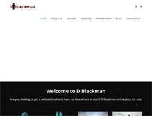 Tablet Screenshot of dblackman.com